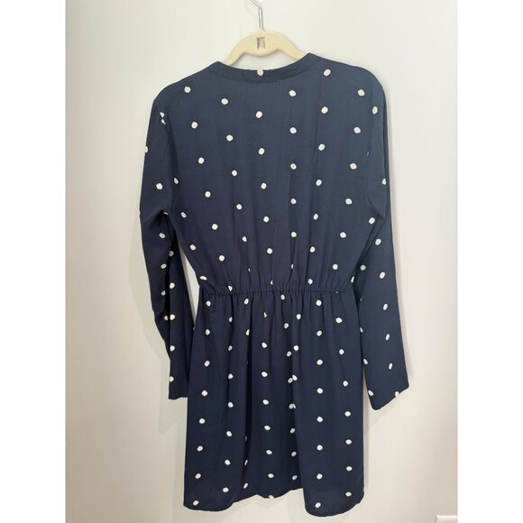 Women's All In Favor Lily Long Sleeve Surplus Dress, size large - Picture 3 of 13